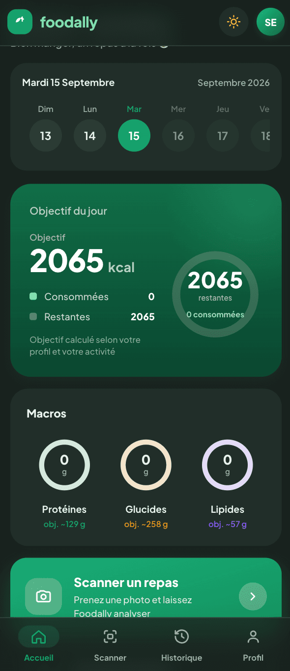 Foodally — screenshot 1