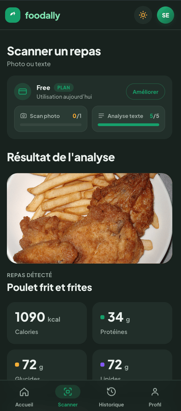 Foodally — screenshot 2